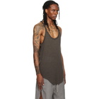 Rick Owens Gray Tower Pony Tank Top