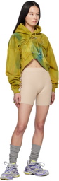 Collina Strada Khaki Draped Hoodie