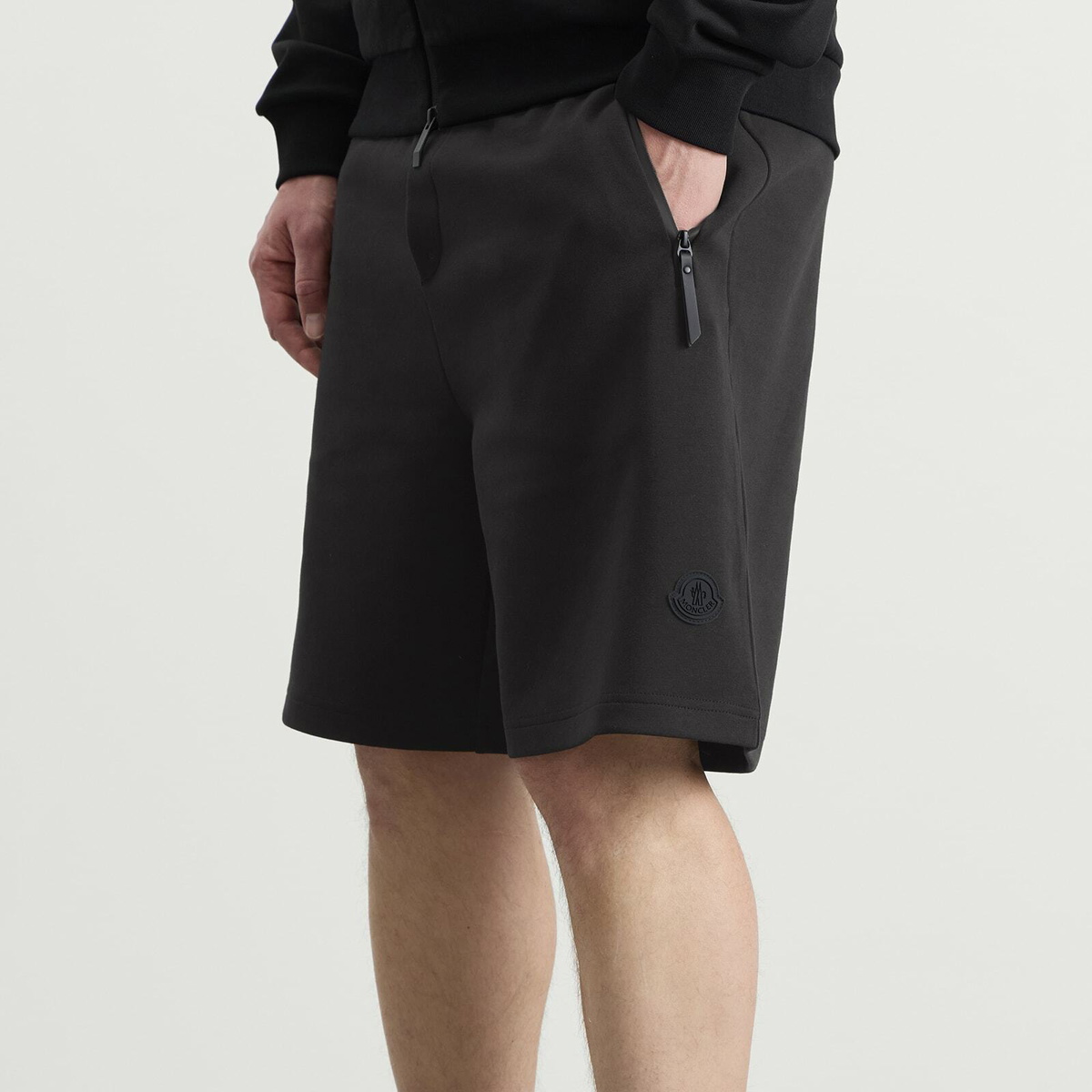 Moncler Men's Double Faced Shorts in Black
