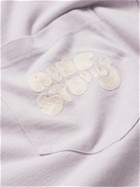 Acne Studios - Logo-Embroidered Cotton-Piqué Polo Shirt - Purple