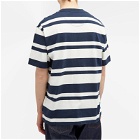 Barbour Men's OS Friars Stripe T-Shirt in Navy