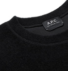 A.P.C. - Club Fleece Sweatshirt - Men - Black