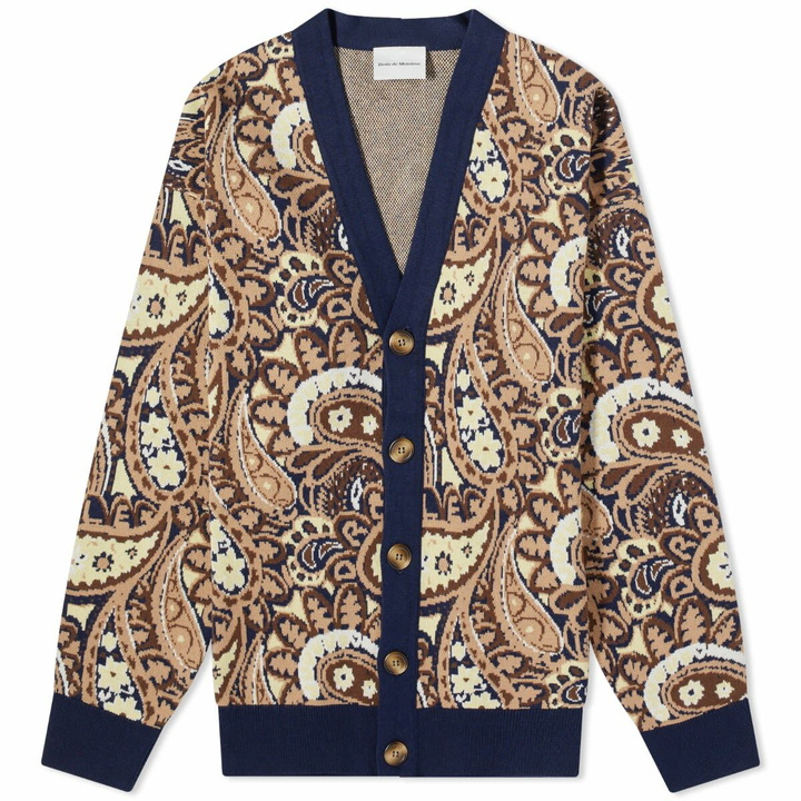 Photo: Drole de Monsieur Men's Drôle de Monsieur Paisley Cardigan in Navy