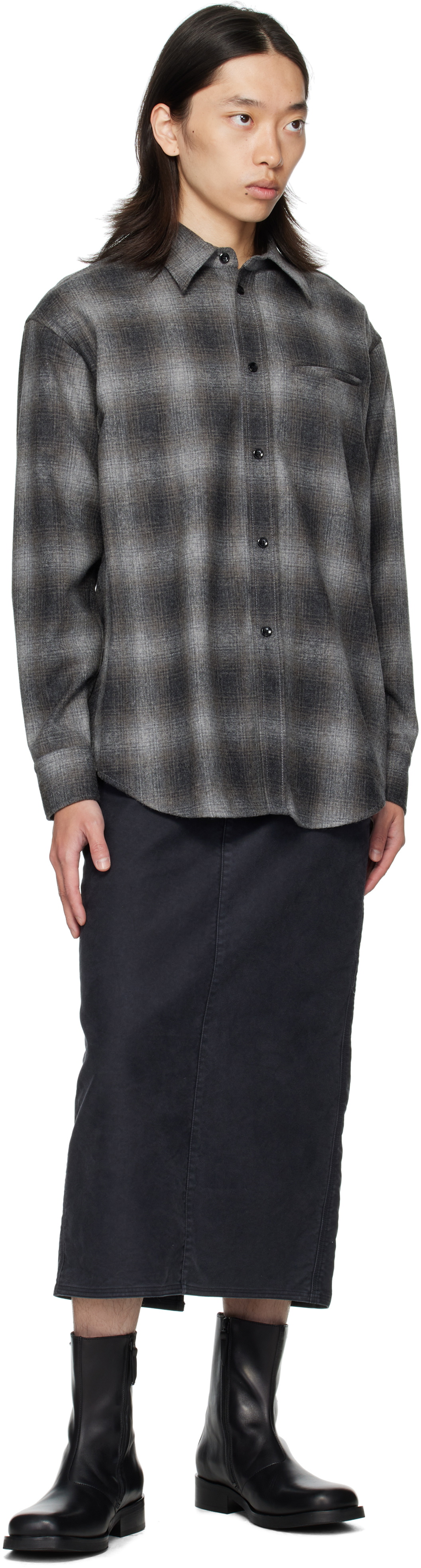 OUAT Gray Office Shirt