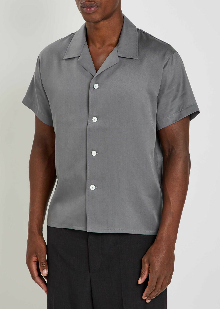 Second Layer Avenue Woven Shirt Grey