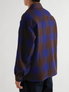 Lemaire - Checked Wool Shirt - Brown