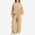 Represent Women's Initial V Notch Sweatshirt in Iced Coffee