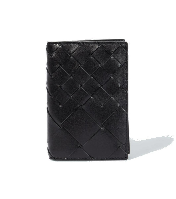 Photo: Bottega Veneta Intrecciato leather passport holder