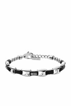Diesel Two-tone stainless steel chain bracelet - Bracelets - Unisex - Silver