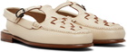 HEREU Off-White Roqeuta Loafers
