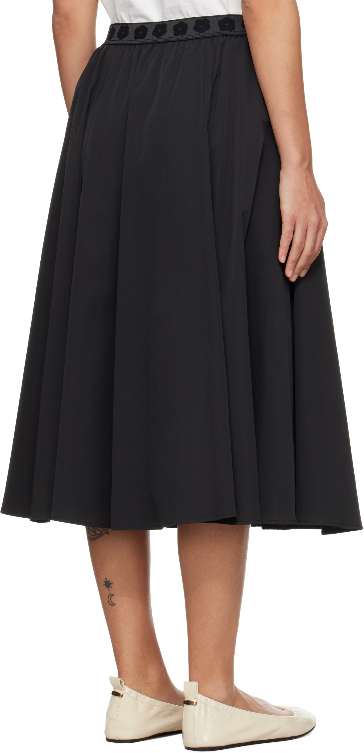 Kenzo Black Kenzo Paris Boke Flower 2.0 Midi Skirt