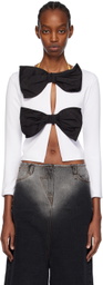 Pushbutton SSENSE Exclusive White Cardigan