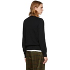 Comme des Garcons Homme Deux Black Distressed Sweater