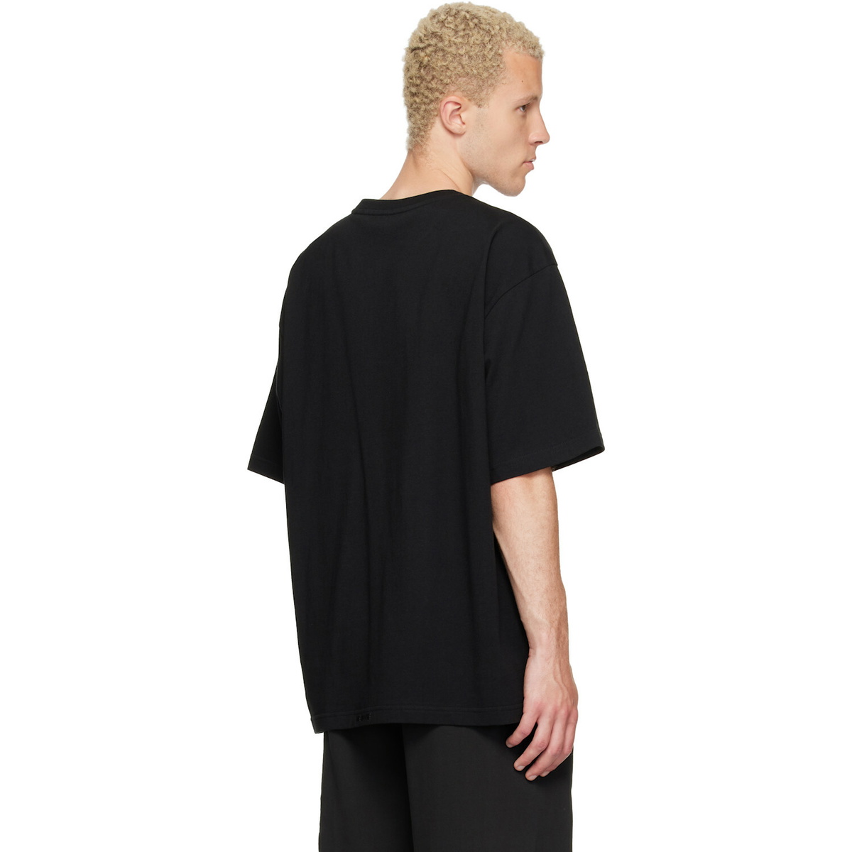We11done Black Gradient Logo T-shirt