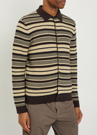 NN07 Nolan Striped Cotton Polo Shirt Multicoloured 1