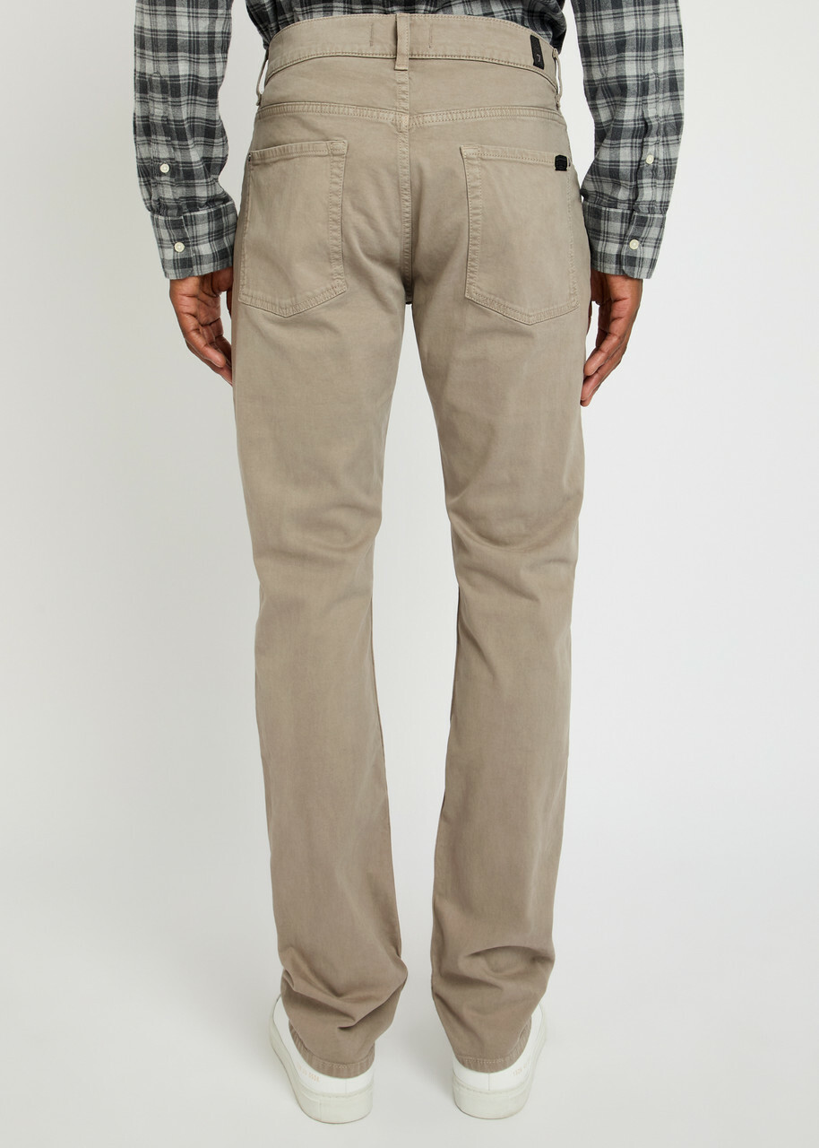 7 For All Mankind The Straight Jeans Beige