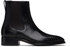 TOM FORD Black Printed Tejus Chelsea Boots