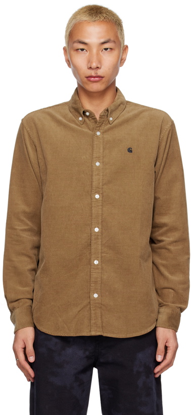 Photo: Carhartt Work In Progress Brown Madison Shirt