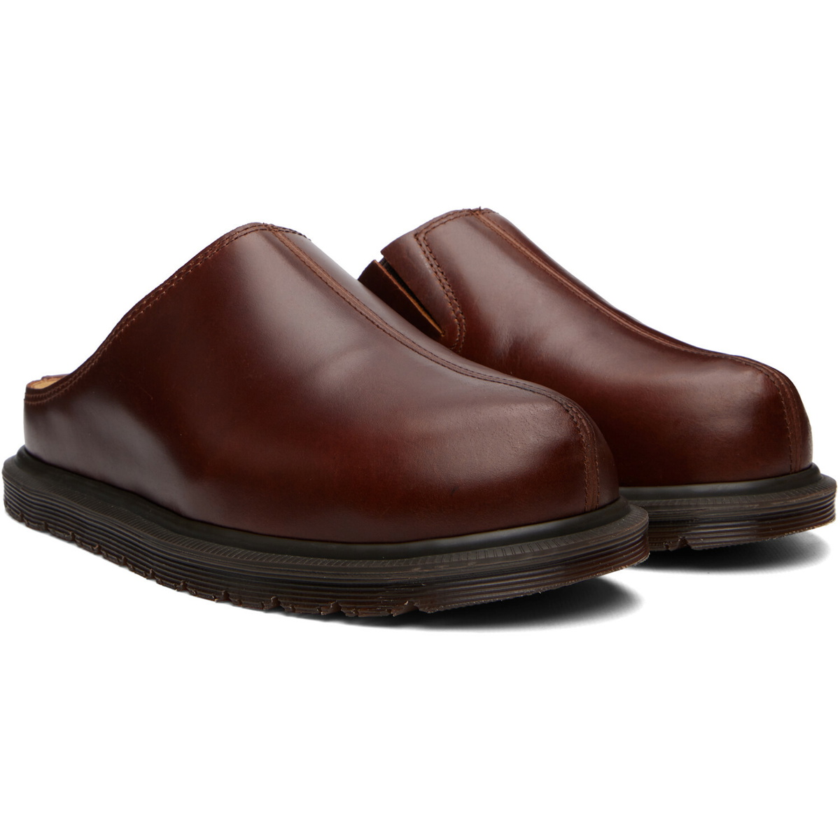 Dr. Martens Brown San Mule Loafers