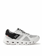 ON - Cloudrunner Rubber-Trimmed Mesh Running Sneakers - Gray