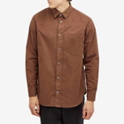 Wood Wood Men's Nico Shirt in Terra Brown