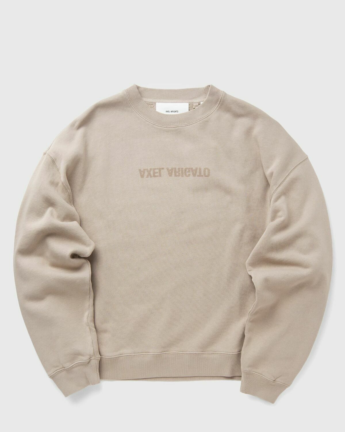 Axel Arigato Distort Washed Sweatshirt Beige Men
