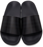 Burberry Blue Check Print Slides