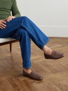 Loro Piana - Anton Walk Leather Loafers - Brown