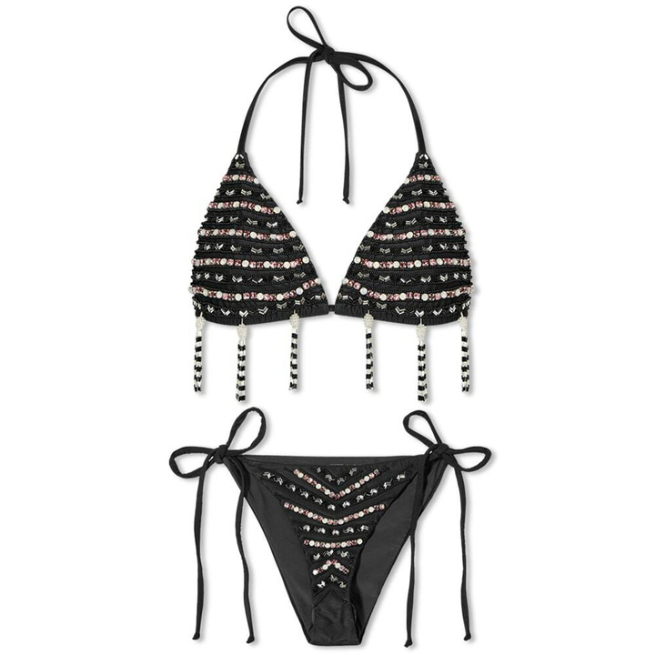 Photo: Oceanus Women's Crystals Bikini in Black