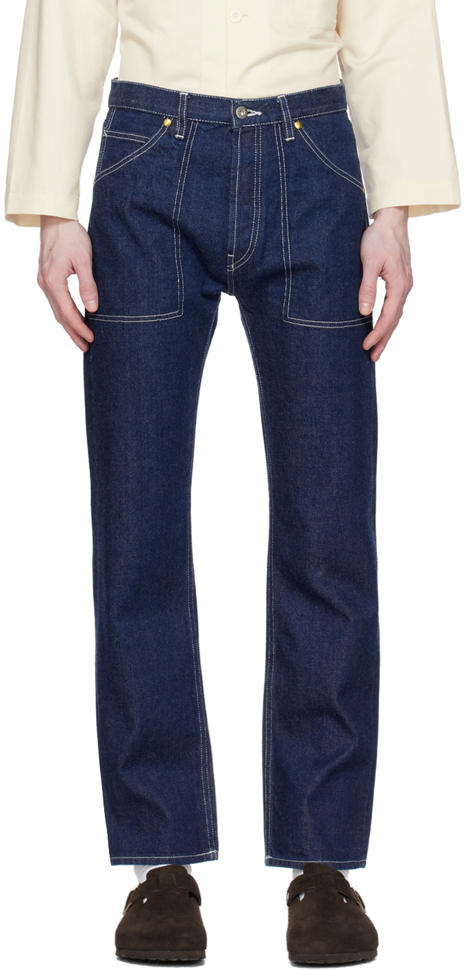 HAULIER Indigo Utility Jeans