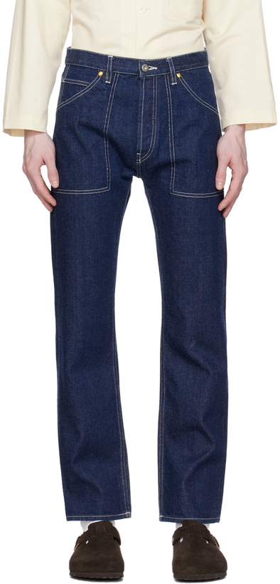 Photo: HAULIER Indigo Utility Jeans