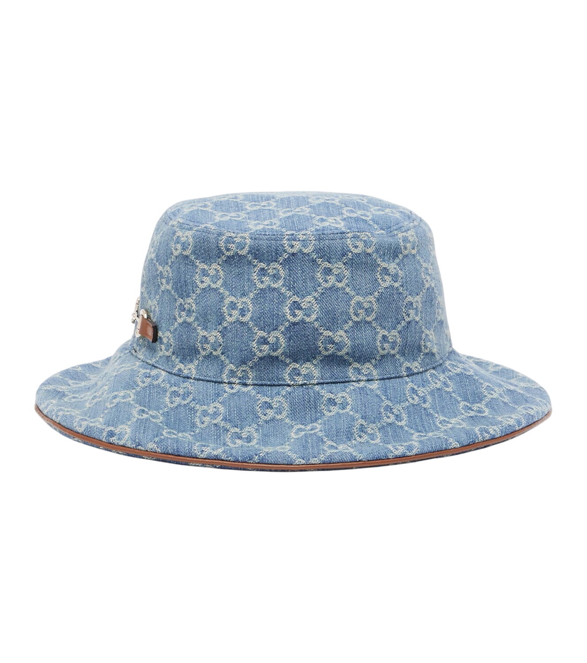 Gucci Blue Eco-Washed Denim Wide Brim Hat Gucci Gucci Blue Eco-Washed Denim Wide Brim Hat Gucci