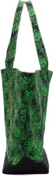 SSENSE WORKS SSENSE Exclusive Jeremy O. Harris Black & Green Cursive Text Tote