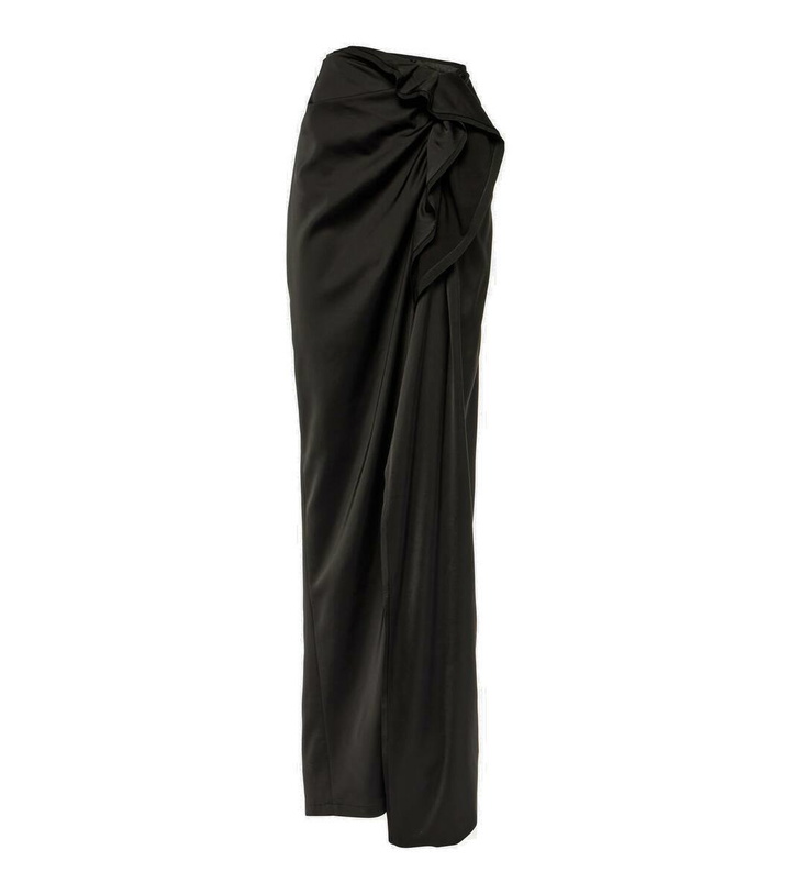 Photo: Dries Van Noten Sinas crêpe satin maxi skirt