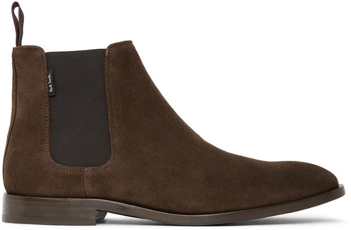 Photo: PS by Paul Smith Brown Gerald Chelsea Boots