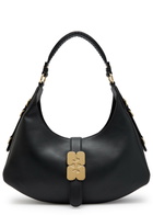 Ganni Kat Small Leather Shoulder bag - Black - One Size