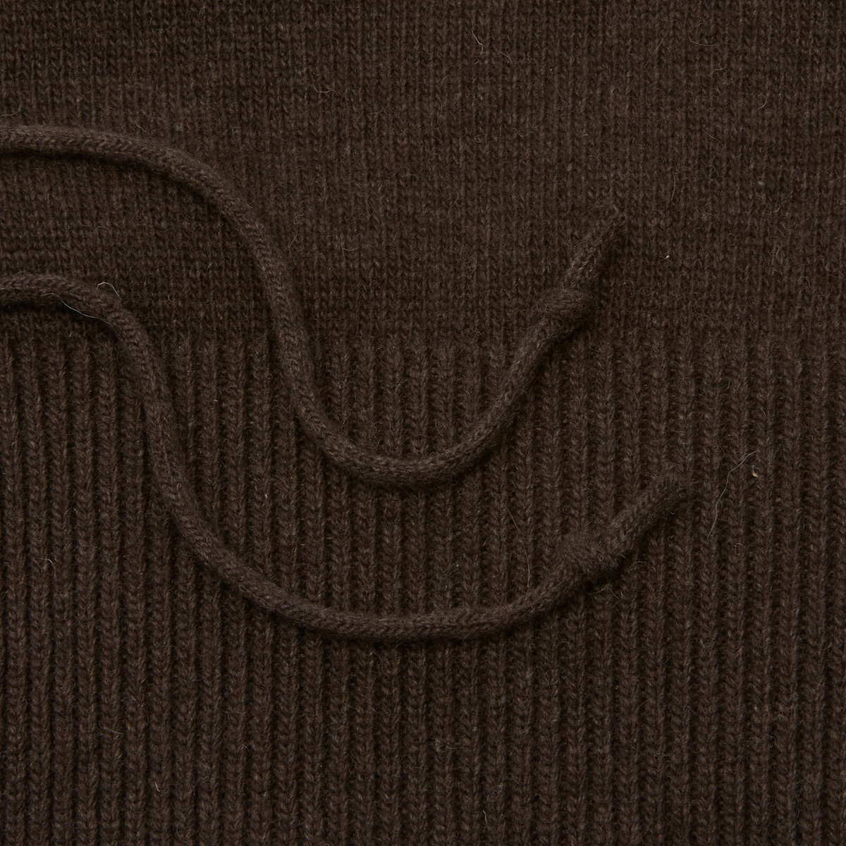 MM6 Maison Margiela Women's Knitted Balaclava Hood in Brown