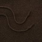 MM6 Maison Margiela Women's Knitted Balaclava Hood in Brown