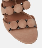 Alaïa Bombe suede sandals