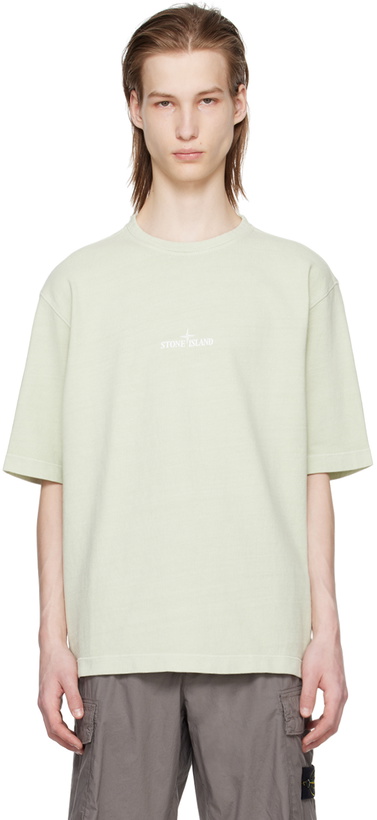 Photo: Stone Island Green Patch T-Shirt