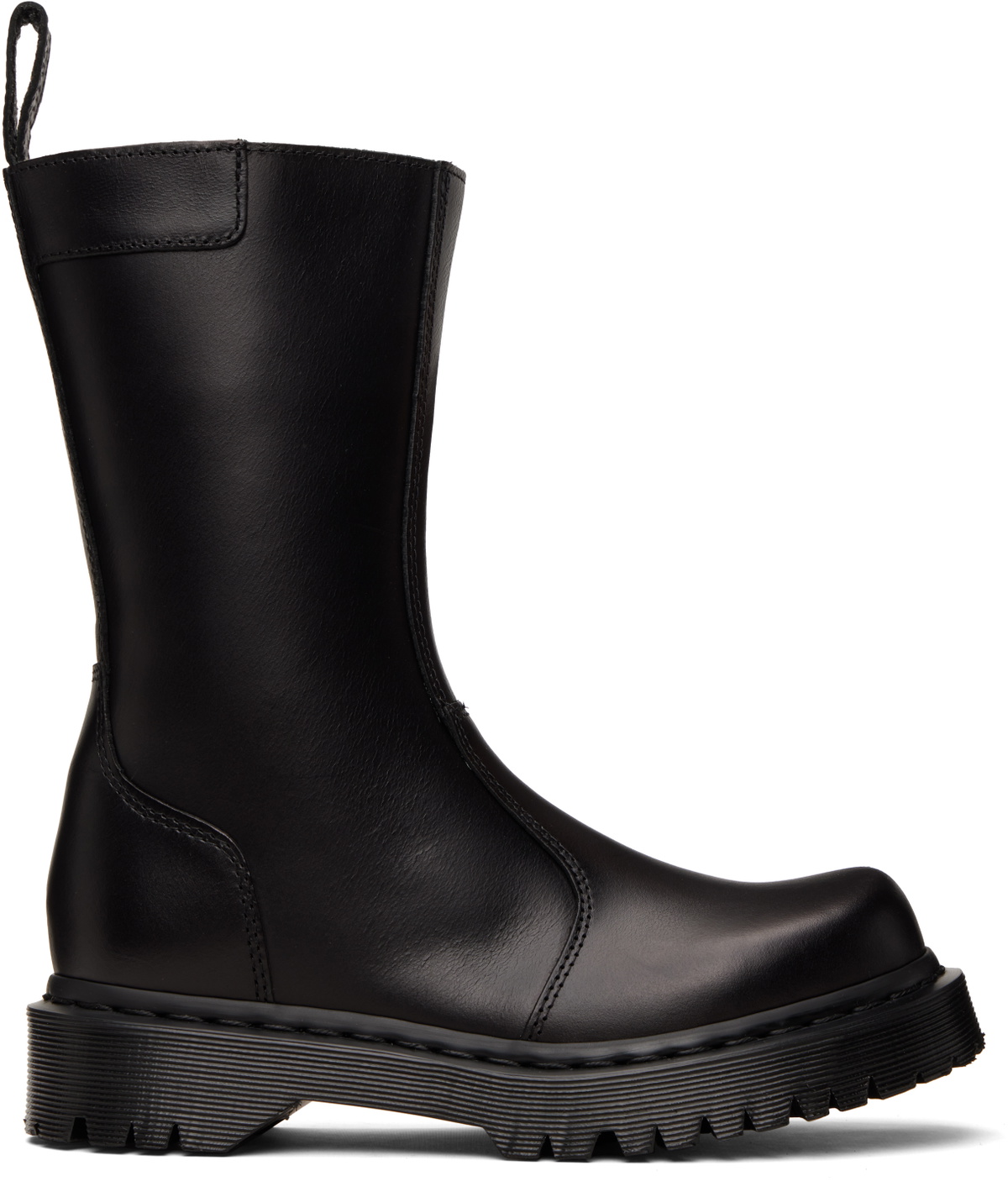 Dr. Martens Black DMXL 8-Eye Leather Boots Dr. Martens