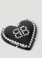 Balenciaga Heart Logo Earrings