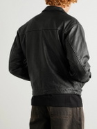 FrizmWORKS - Distressed Leather Jacket - Black