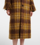 Loewe Fringed mohair and wool coat