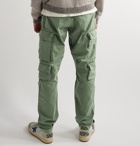 Reese Cooper® - Herringbone Cotton-Twill Cargo Trousers - Green