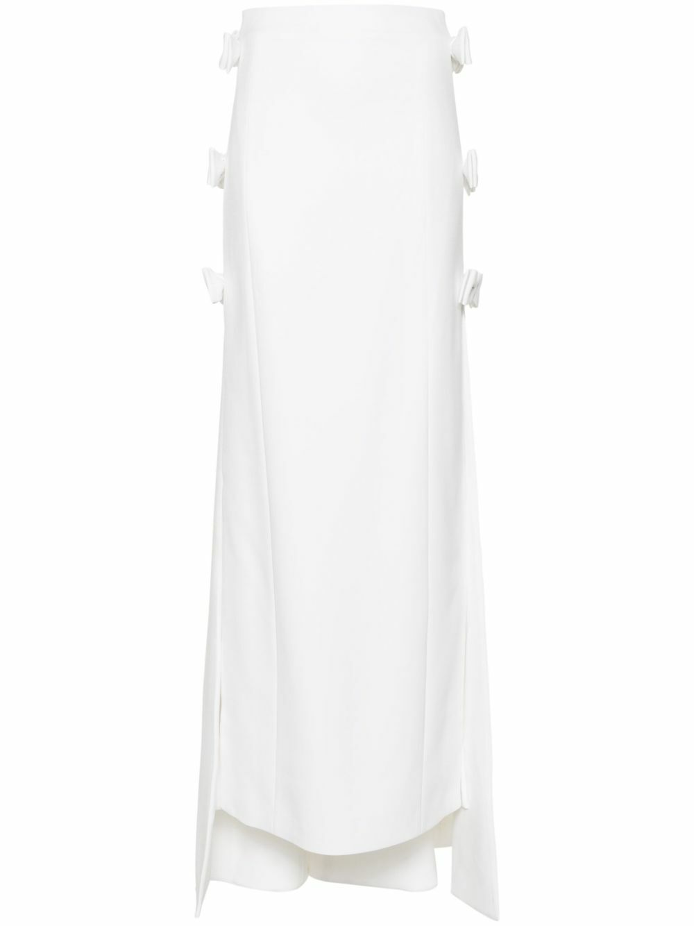 Huishan Zhang White Sabina Floor-Length Skirt
