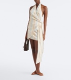 SIR Pernille striped wrap dress