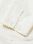 Stòffa - Wool-Seersucker Overshirt - Neutrals