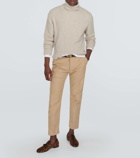 Tom Ford Low-rise cotton-blend chinos