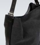 Lemaire Belted canvas tote bag